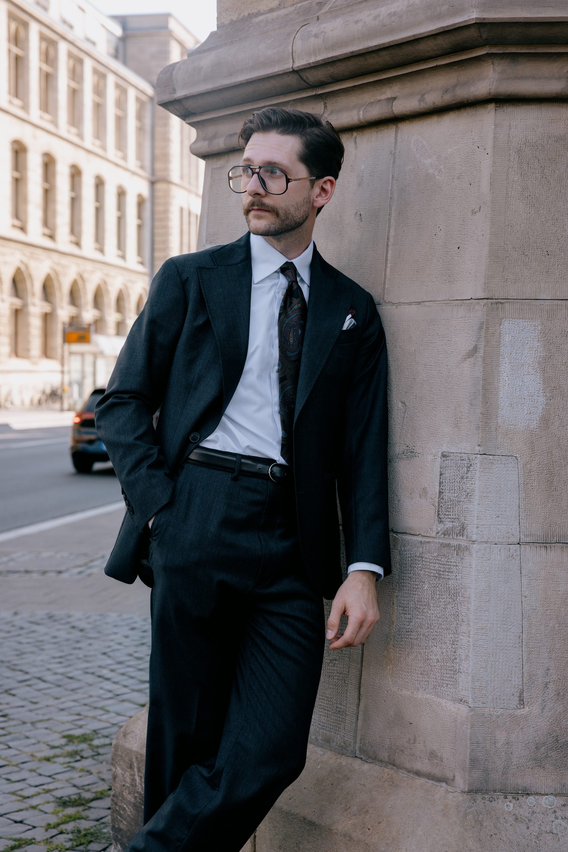 Streetstyle Tailoring Berlin Steinsäule Rooks & Rocks